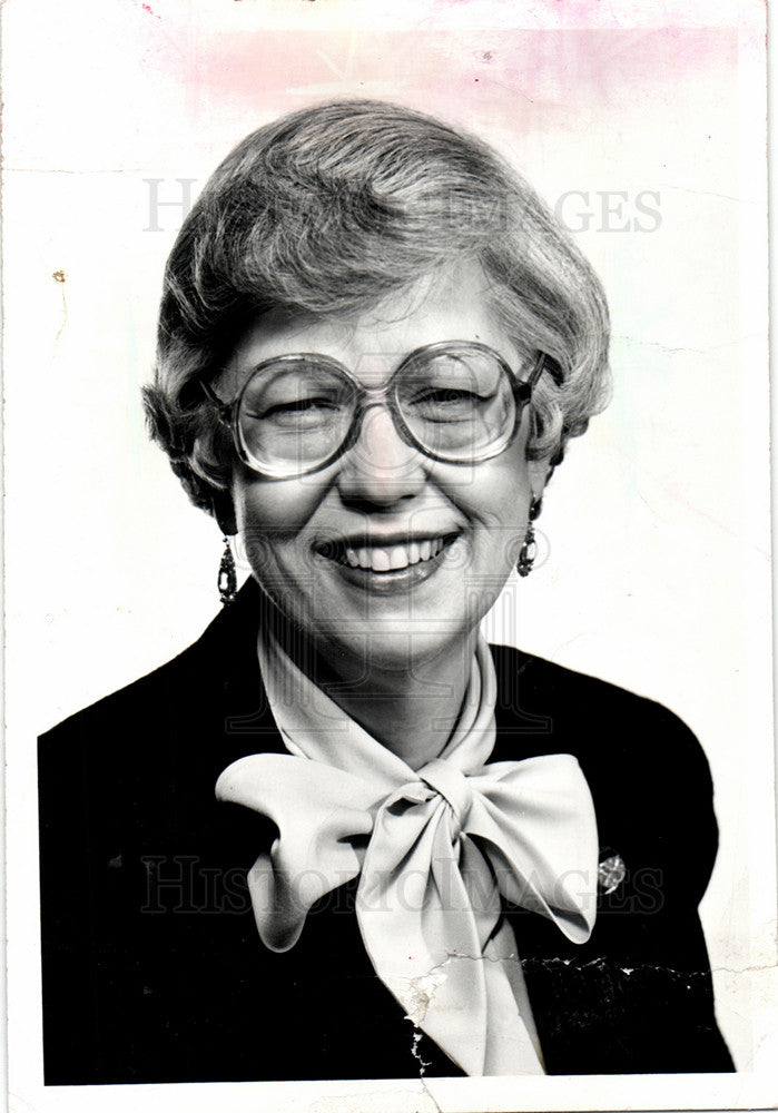 1984 Press Photo Maryann Mahaffey Detroit City Council - Historic Images