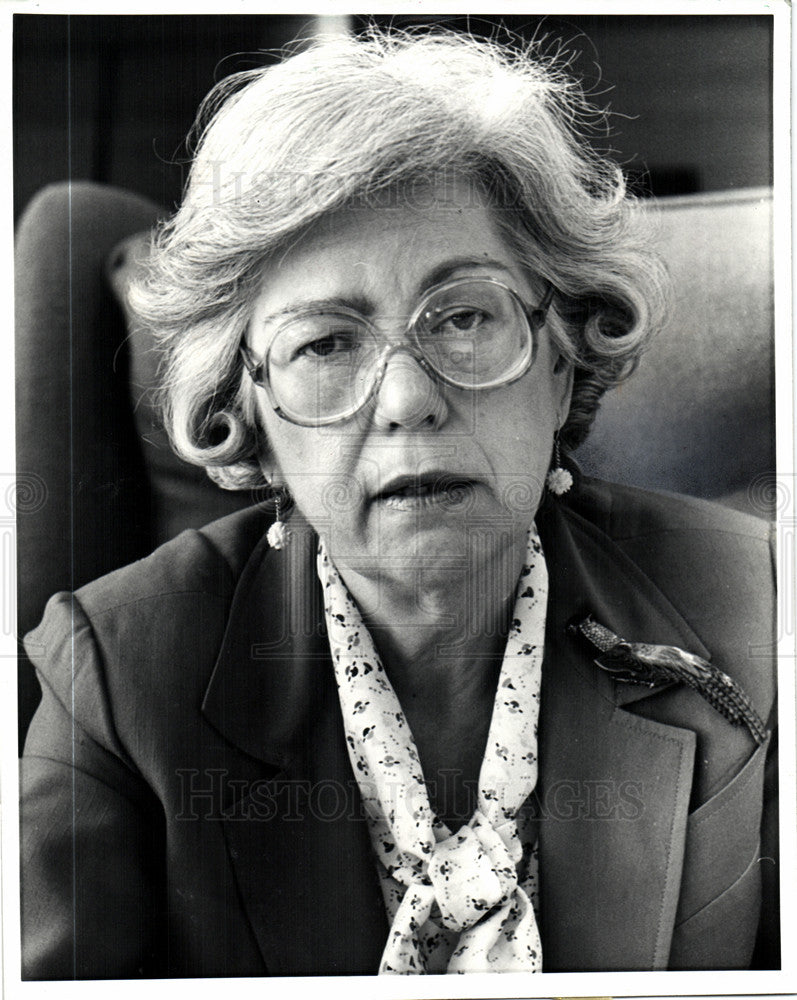 1985 Press Photo Rev Holley Mahaffey embassy protest - Historic Images