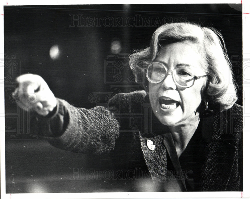 1981 Press Photo Maryann Mahaffey, Politics - Historic Images