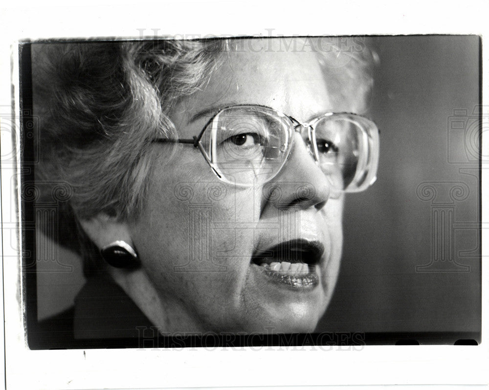 1991 Press Photo Maryann Mahaffey  Burlington Iowa - Historic Images