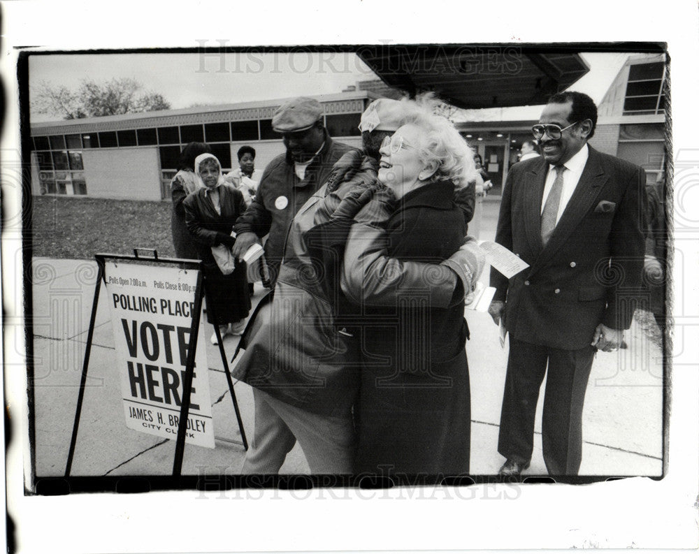 1989 Press Photo Maryann Mahaffey Council Member - Historic Images