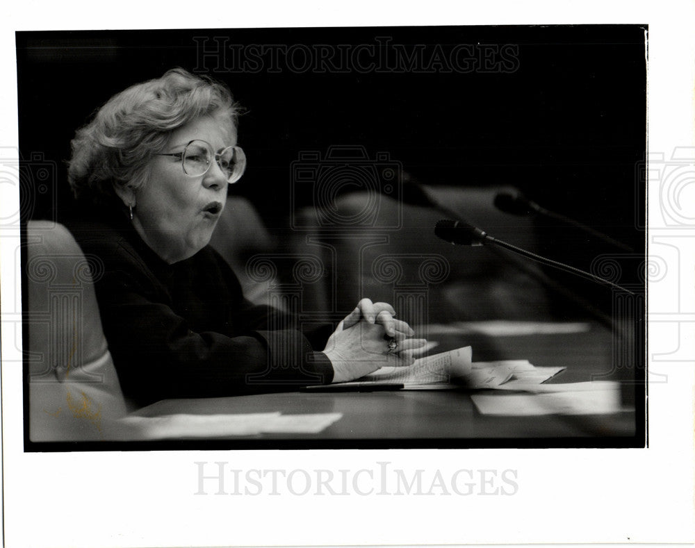 1988 Press Photo Detroit City council members - Historic Images