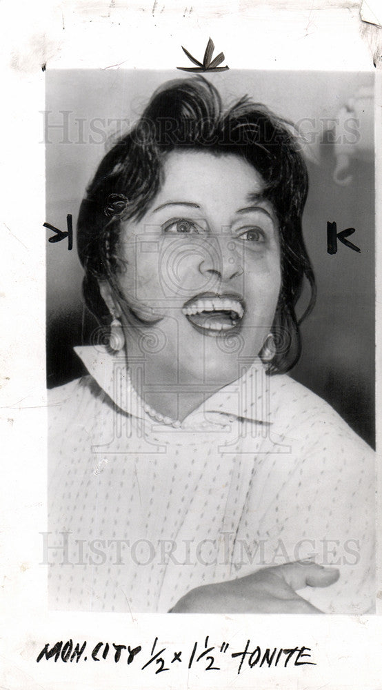 1955 Press Photo Anna Magnani - Historic Images