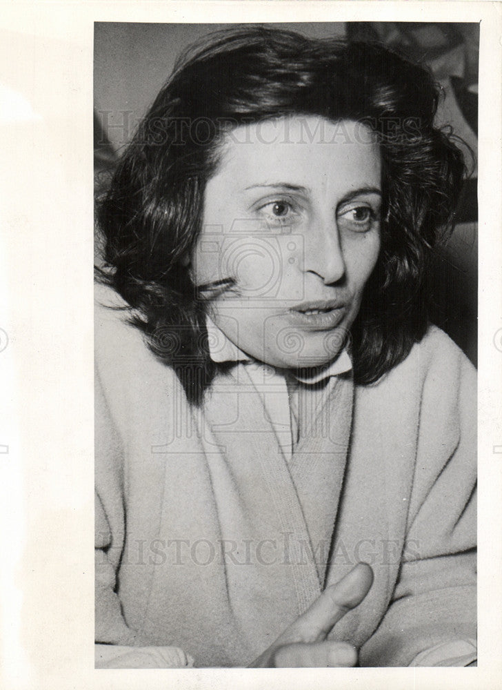 1953 Press Photo Anna Magnani italian actress - Historic Images