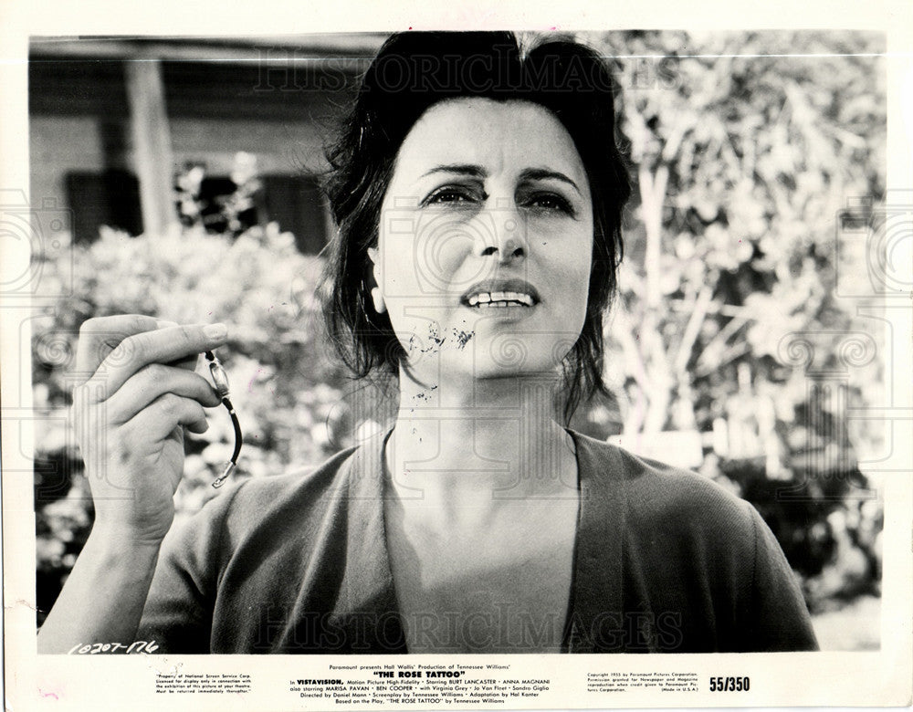 1966 Press Photo Anna Magnani the rose tatto - Historic Images