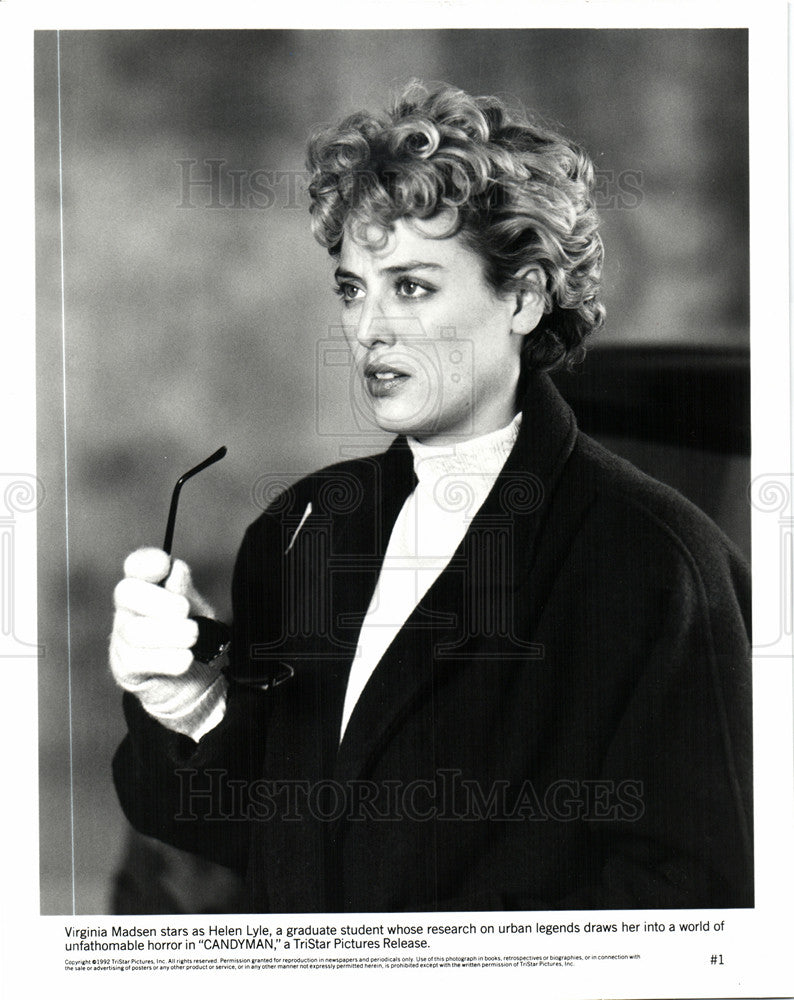 1992 Press Photo Virginia Madsen, actress - Historic Images