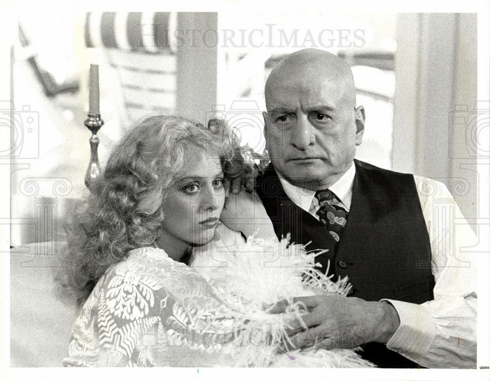 1985 Press Photo Virginia Madsen George C. Scott - Historic Images