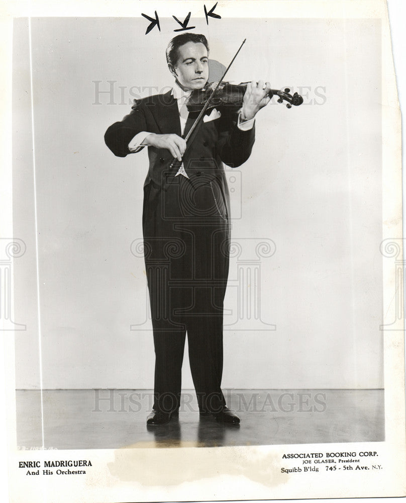 1946 Press Photo Enric Madriguera Windsor - Historic Images