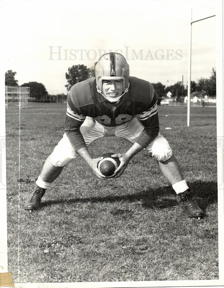 1959 Press Photo joe madigan shamrocks football player - Historic Images