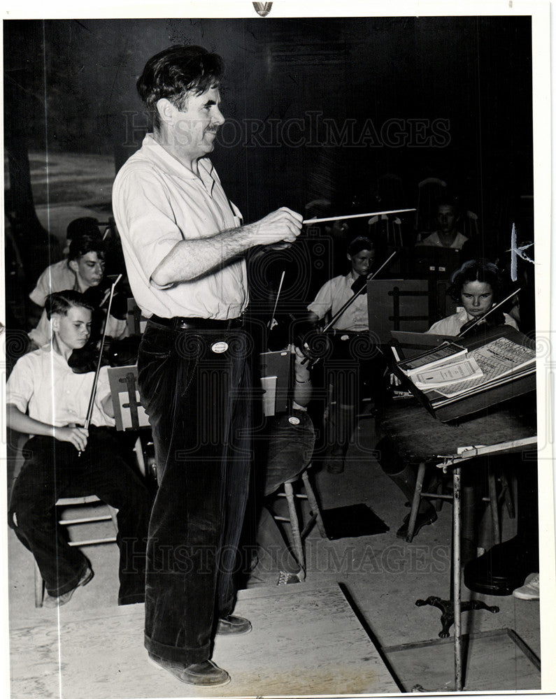 1941 Press Photo Joseph E Maddy American Music Educator - Historic Images