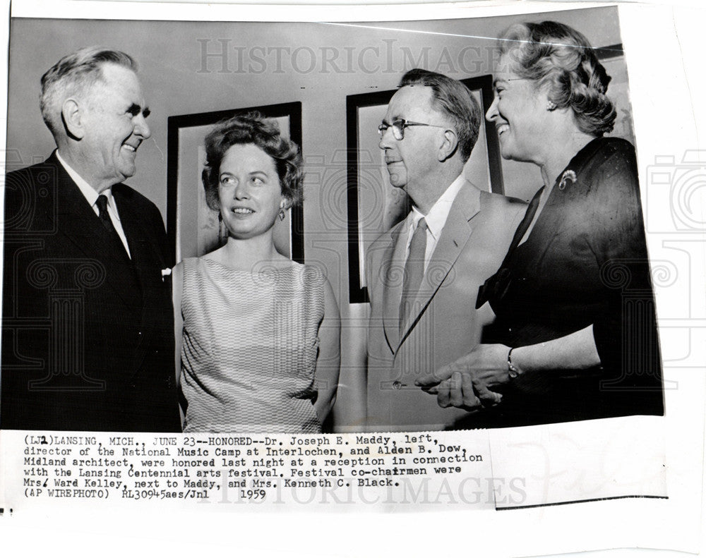 1959 Press Photo Dr.Joseph E.Maddy Dir. N. Music Camp - Historic Images