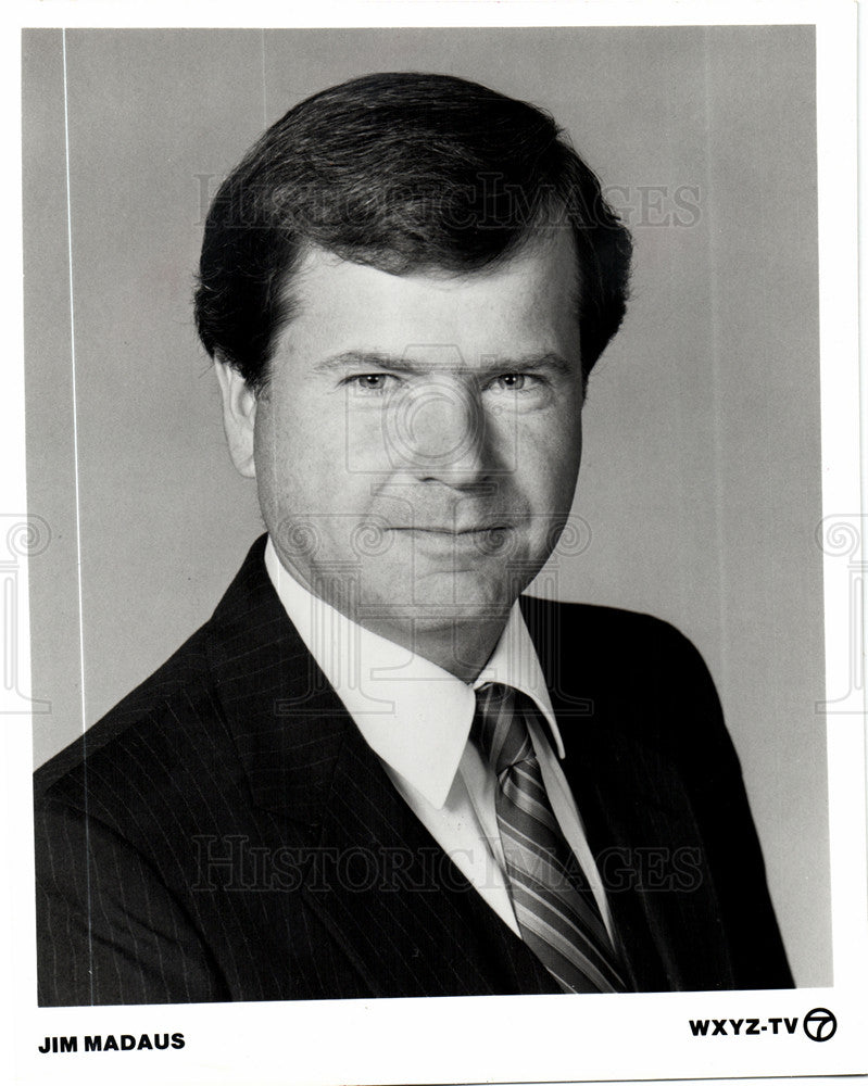 1984 Press Photo Jim Madaus Meteorologist  A.M.S. - Historic Images