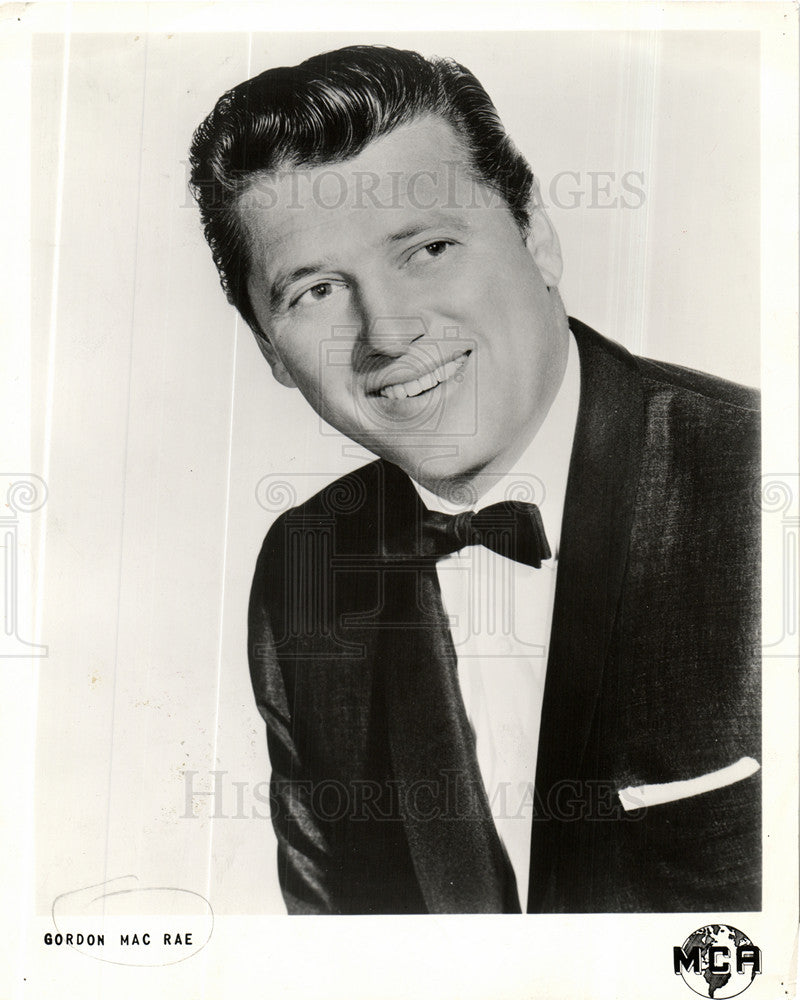 Gordon Rae 1967, Gordon Mac Rae - Historic Images