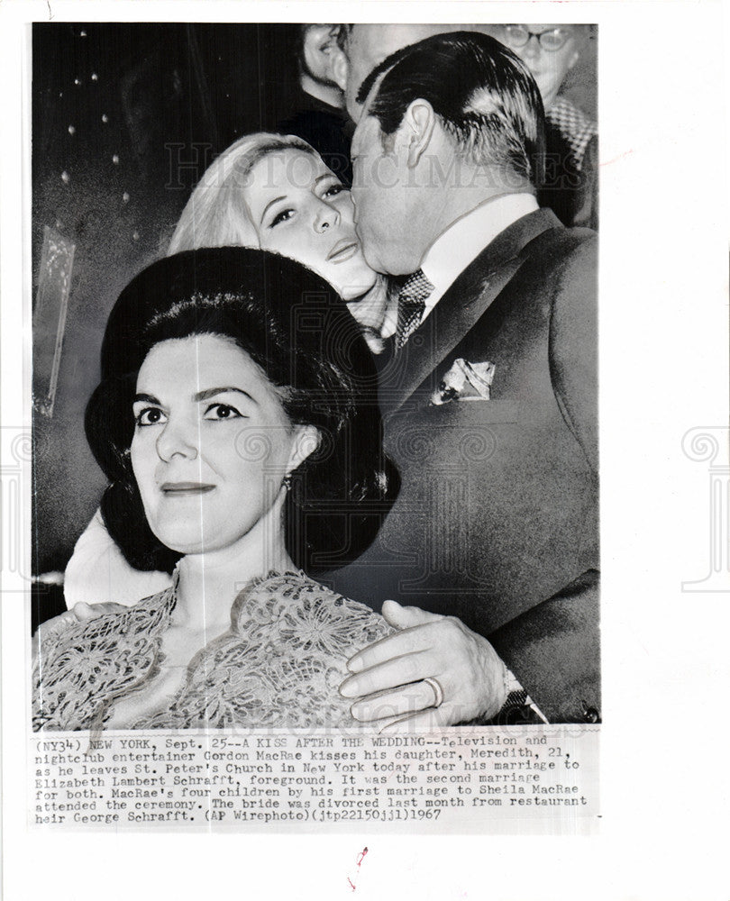 1967 Press Photo Gordon MacRae Elizabeth MacRae - Historic Images