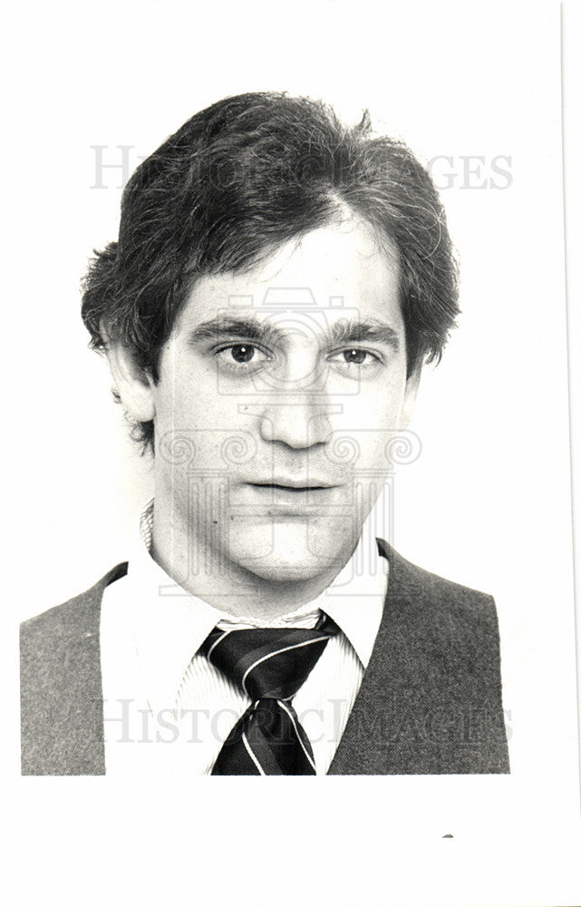 Press Photo Glen Macnow Newspaper Sports Writer - Historic Images