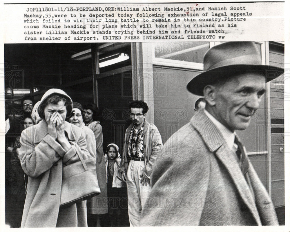 1960 Press Photo Albert Hamish Mackie Portland Oregon - Historic Images