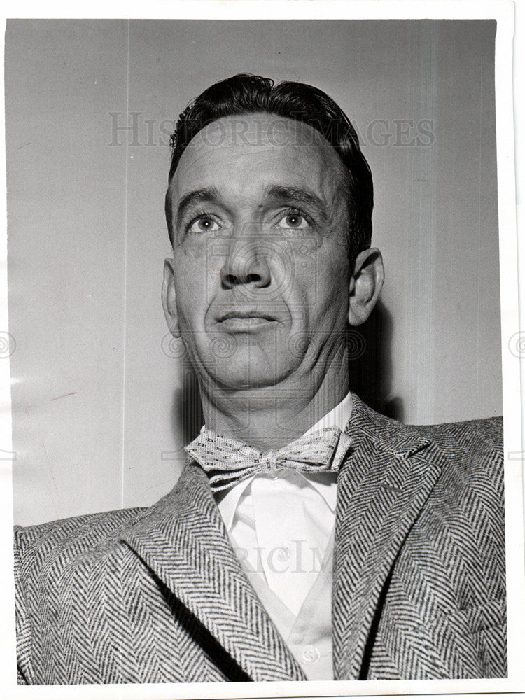 1957 Press Photo John Mackie Candidate - Historic Images