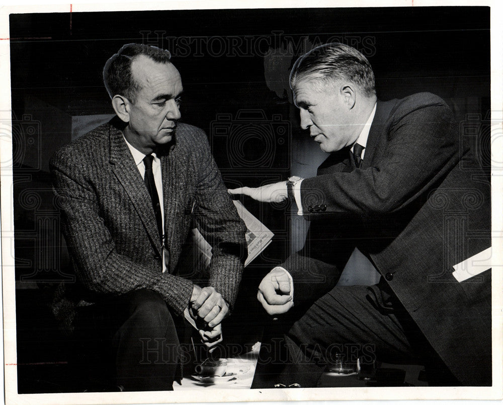 1962 Press Photo Romney George John Mackie democrat - Historic Images