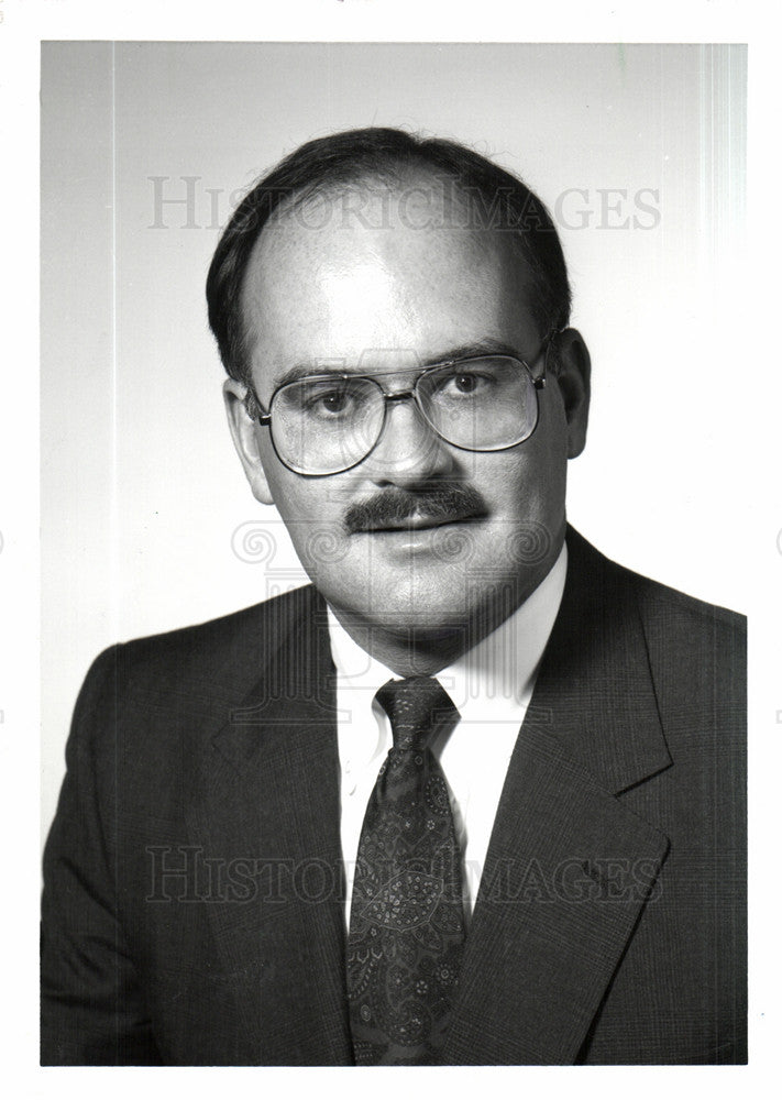 1990 Press Photo C. Michael Malloy Vice President MI - Historic Images