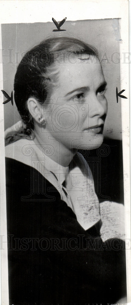 1946 Press Photo Boots Mallory American Film Actress - Historic Images