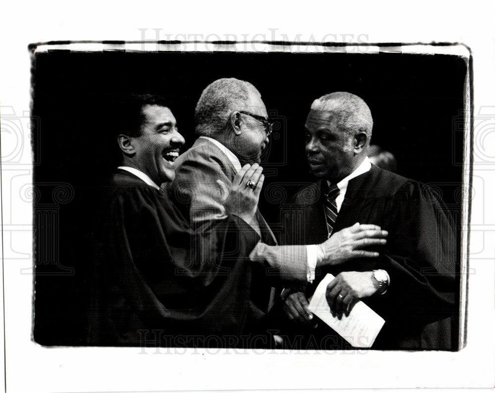 1991 Press Photo Conrad Mallett Supreme Court Justice - Historic Images