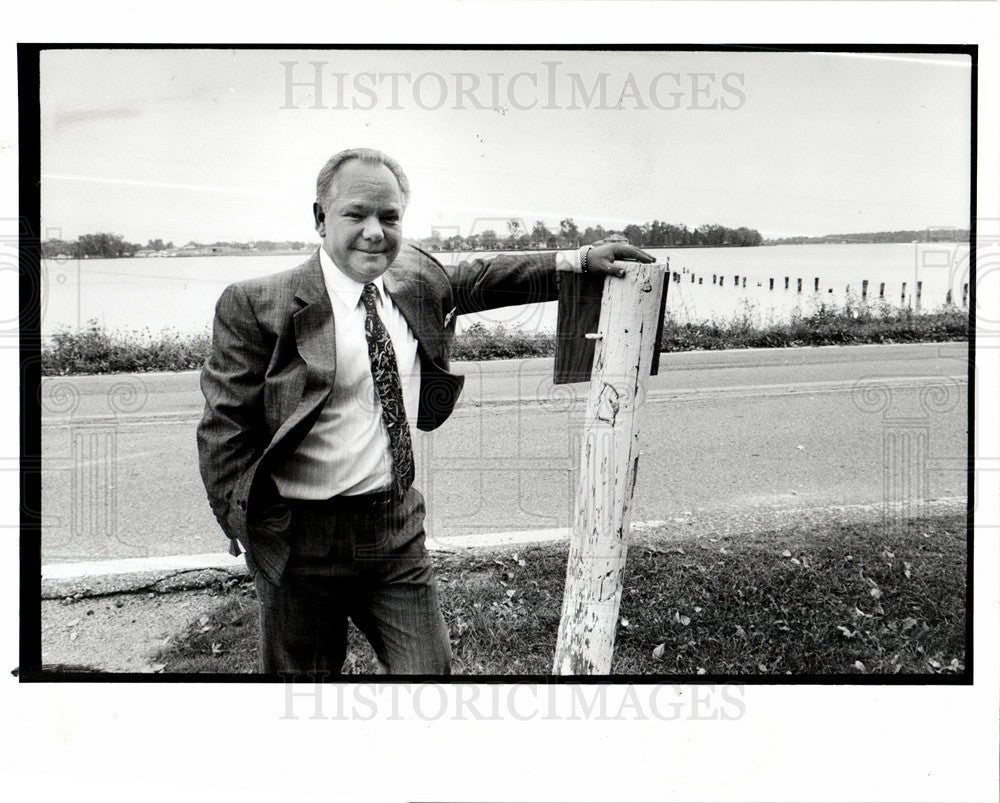 1990 Press Photo michael malik developer entrepreneur - Historic Images