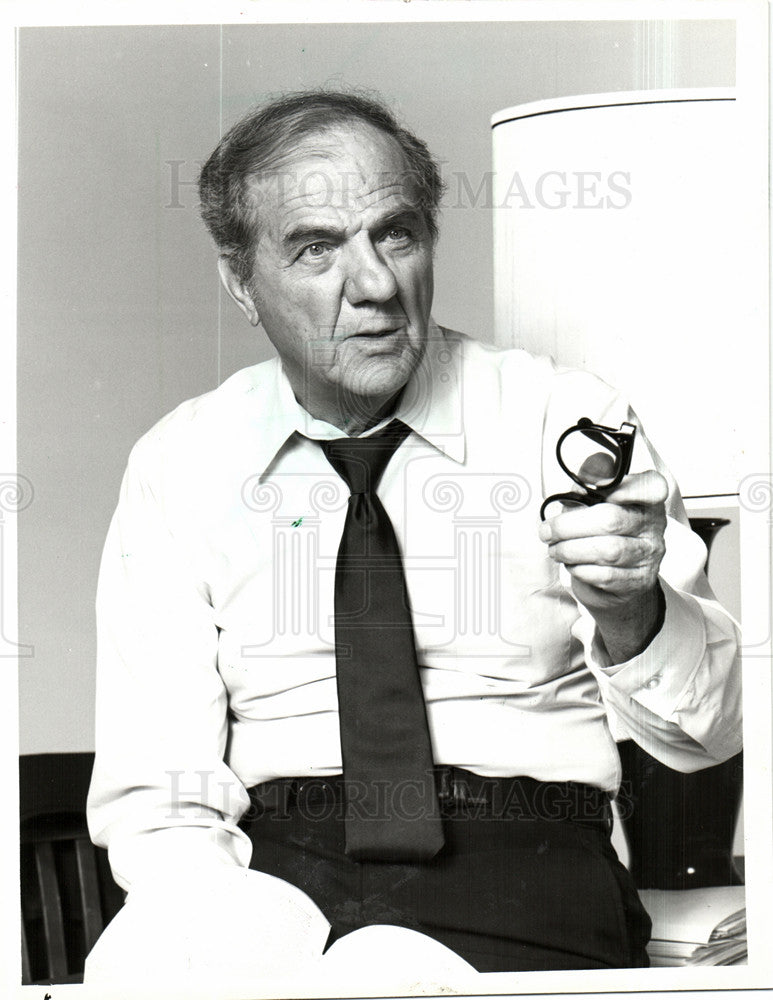 1985 Press Photo Karl Malden American actor Chicago - Historic Images