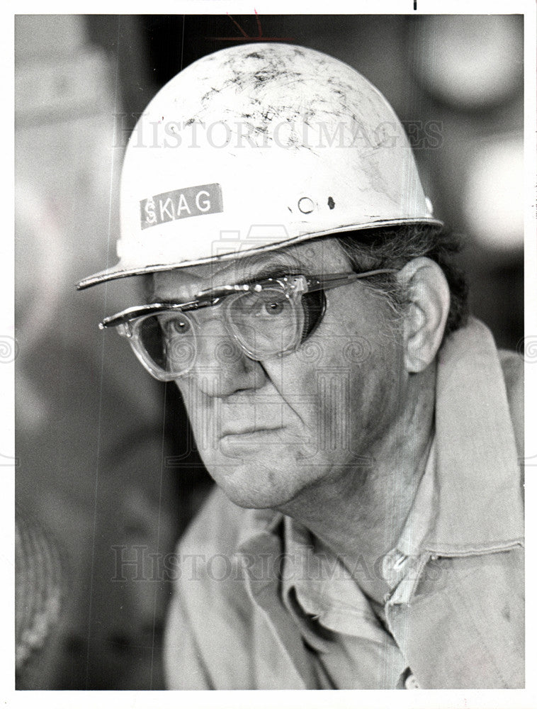 1980 Press Photo Karl Malden Marc Singer - Historic Images