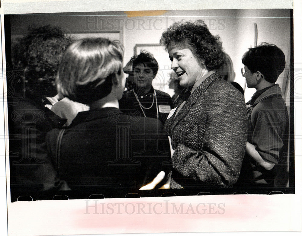 1989 Press Photo Ellen Malcolm American Politician - Historic Images