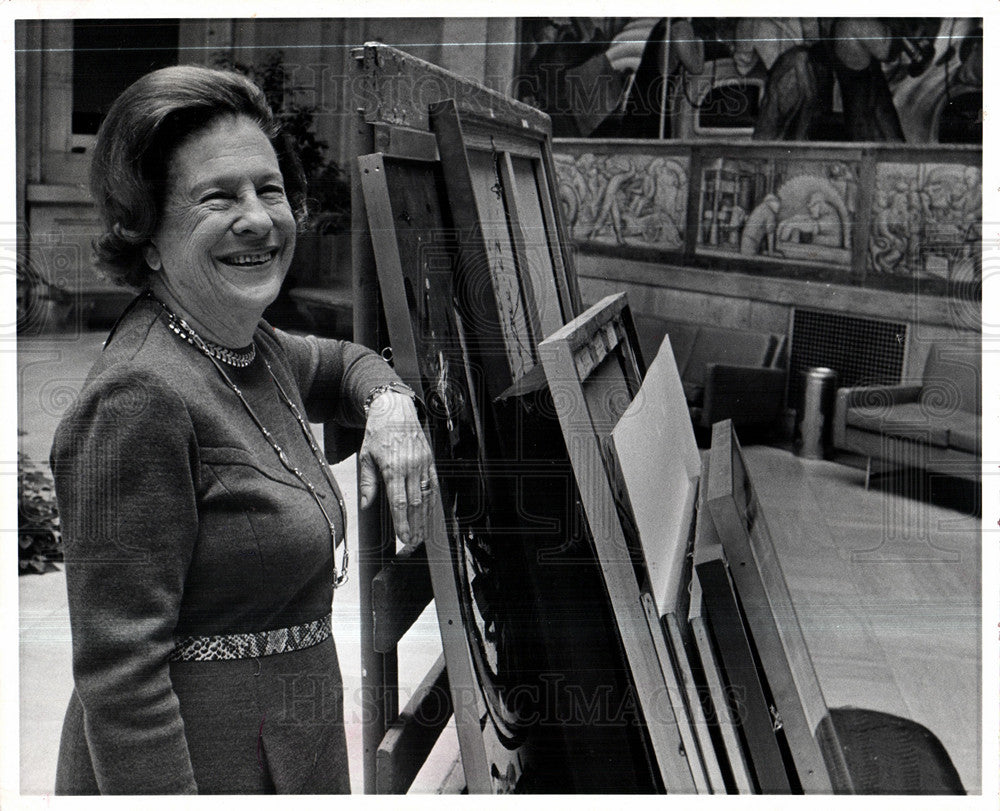 1986 Press Photo Lydia Winston Malbin Art Awards Dinner - Historic Images