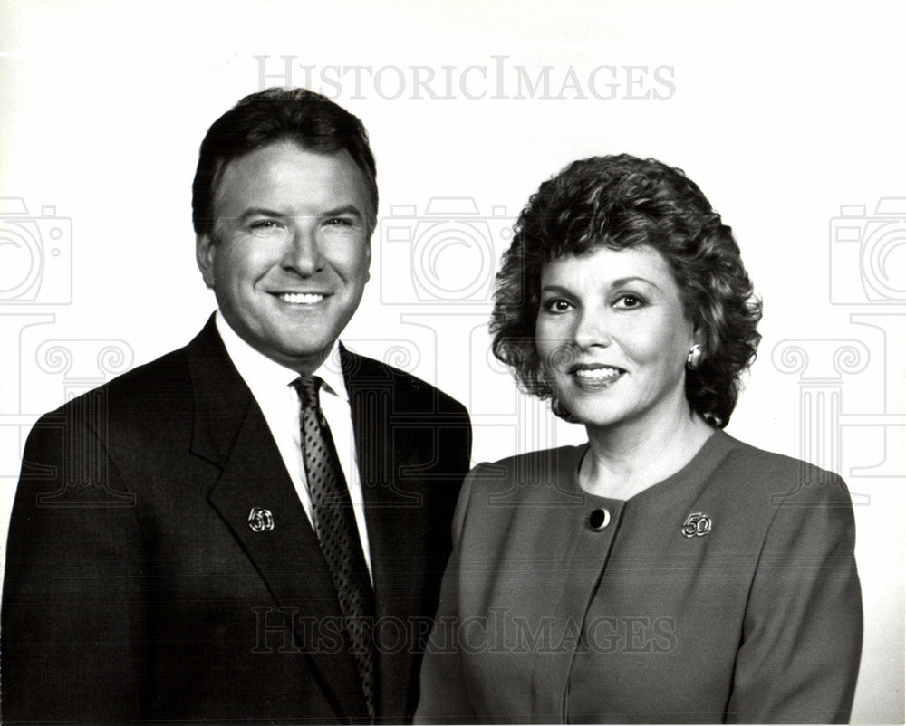 1995 Press Photo Amyre Makupson David Schoot WKBD - Historic Images