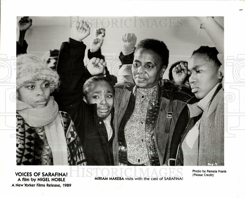 1989 Press Photo Voices of Sarafina - Historic Images