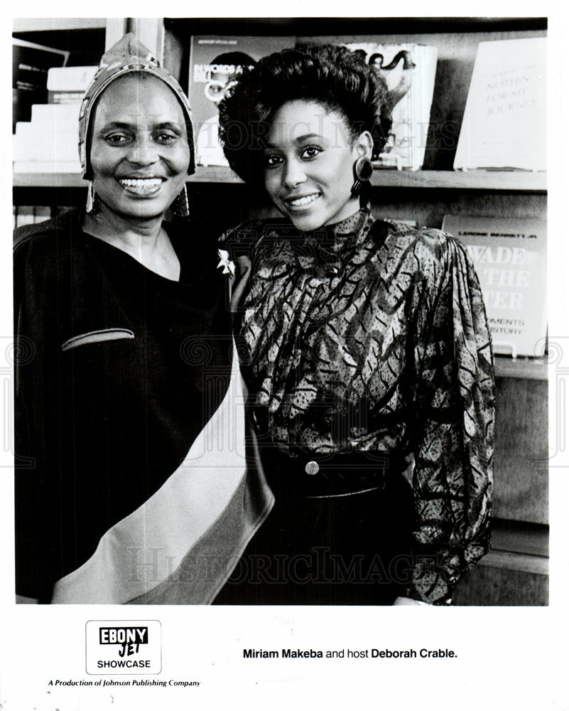 1988 Press Photo Miriam Makeba Crable singer activist - Historic Images