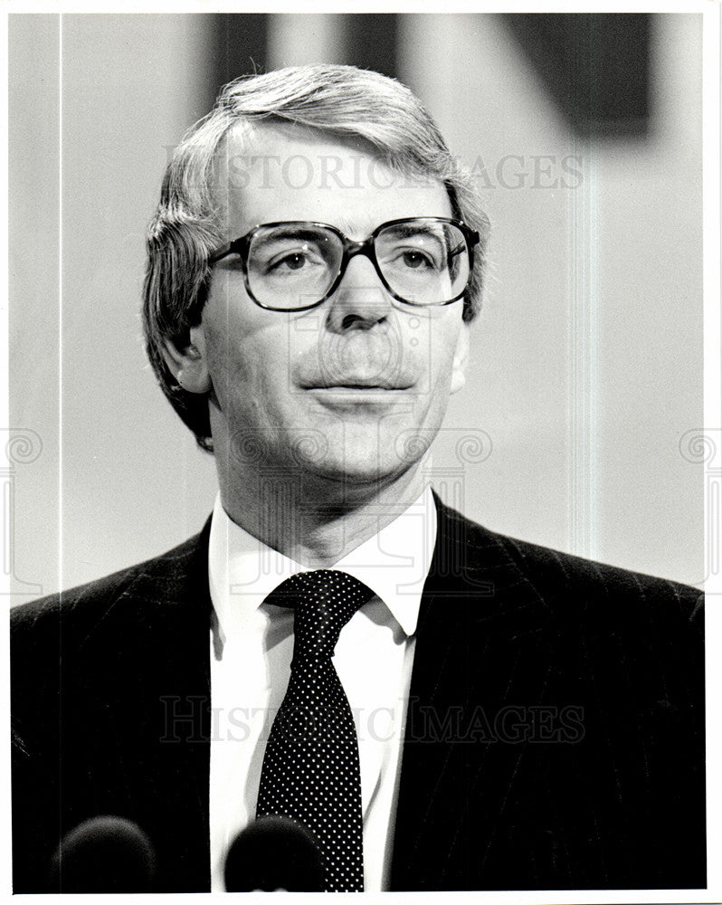 1989 Press Photo John Major UK chancellor - Historic Images