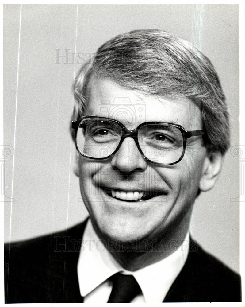 1990 Press Photo John Major UK PM Chancellor Exchequer - Historic Images