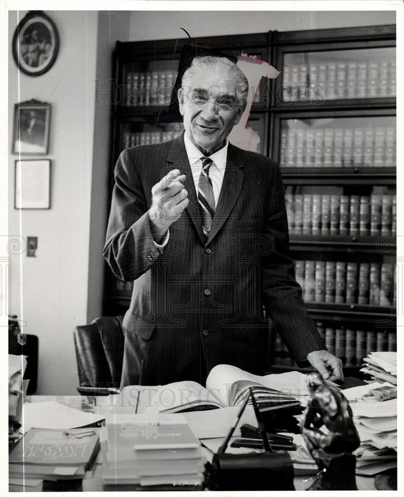 1962 Press Photo Anthony Maiullo attorney Detroit Law - Historic Images