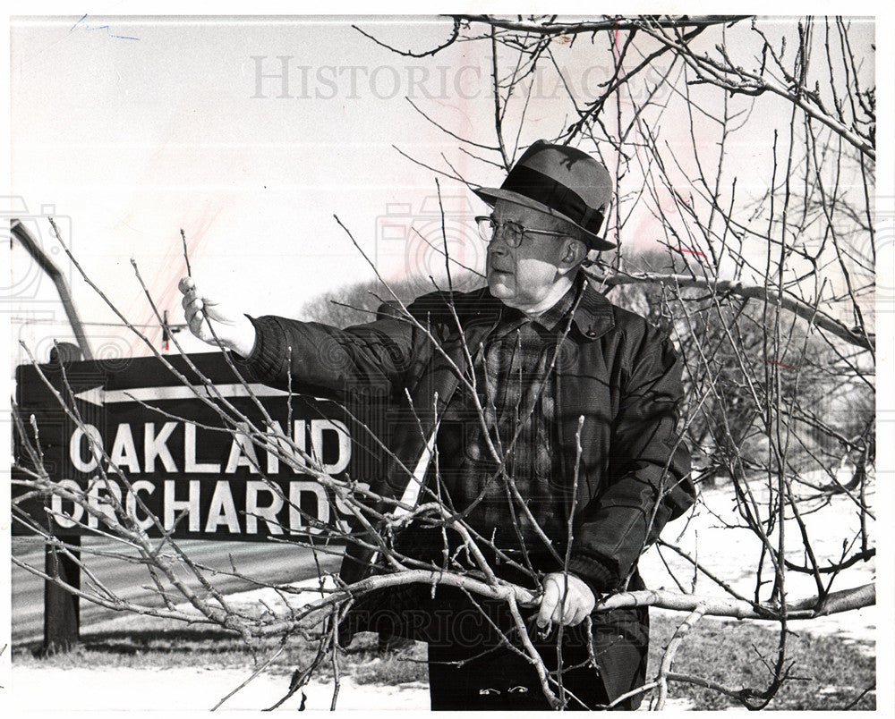 1987 Press Photo William L Mainland Detroit council - Historic Images