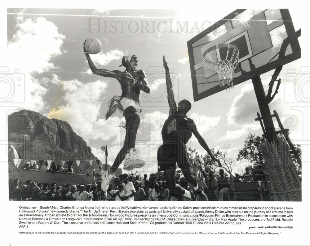 1993 Press Photo Charles  Gitonga Maina South Africa - Historic Images