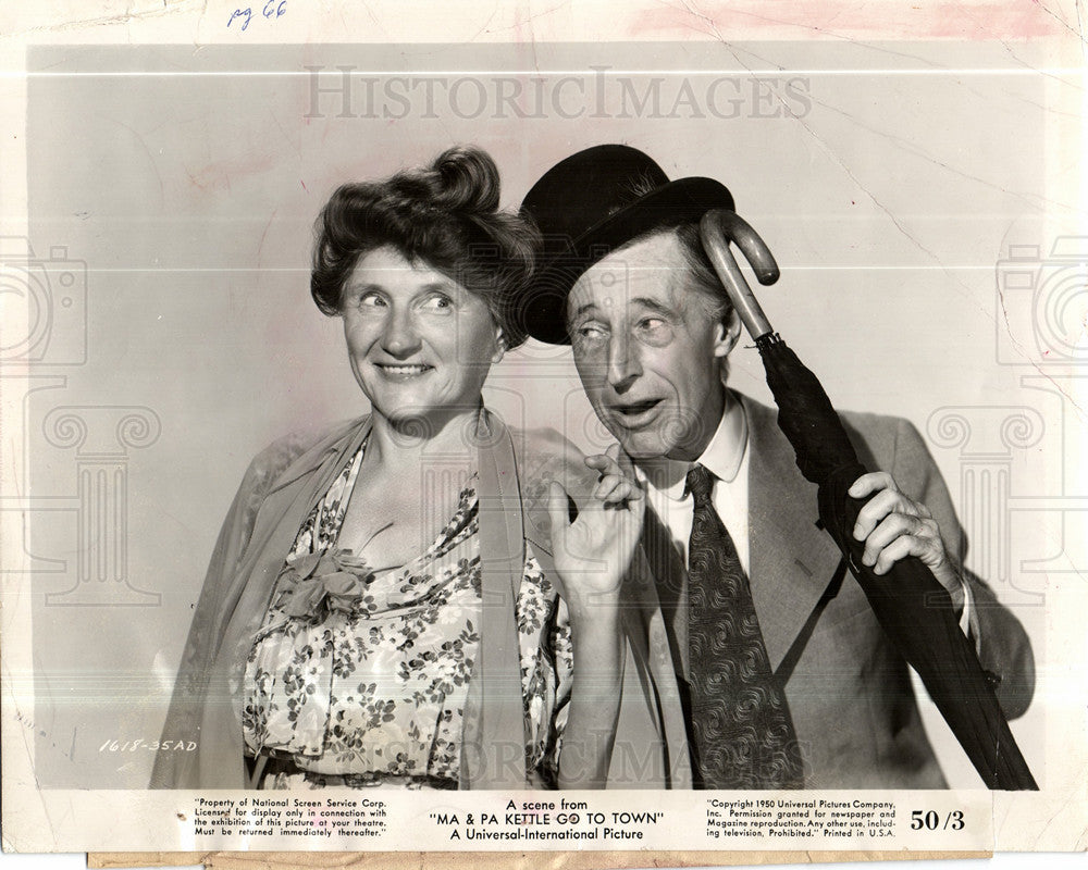 1975 Press Photo Marjorie main American character - Historic Images