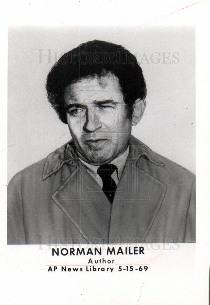 1969 Press Photo Norman Mailer author journalist poet - Historic Images