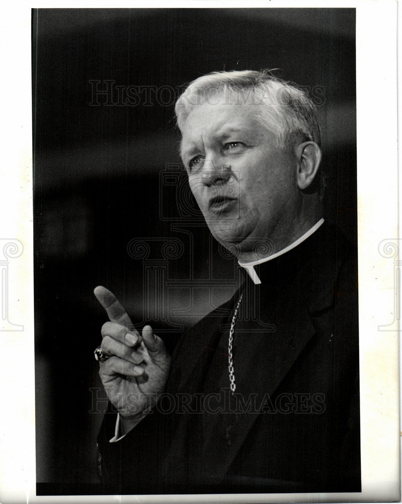 1994 Press Photo Cardinal Adam Joseph Maida, Archbishop - Historic Images