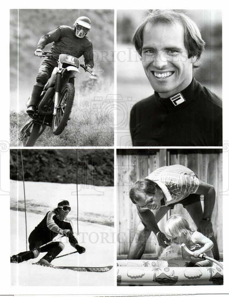 1984 Press Photo Steve Mahre motocross ski - Historic Images