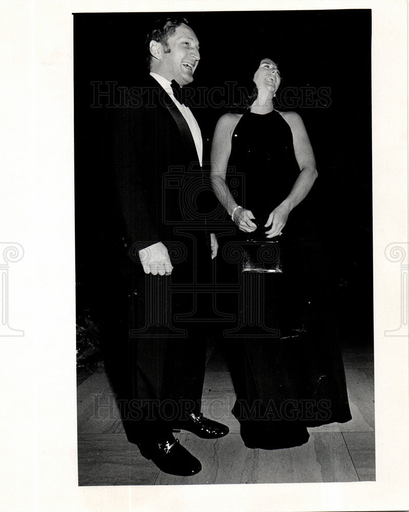 1973 Press Photo Mr and Mrs Richard Manoogian, event - Historic Images