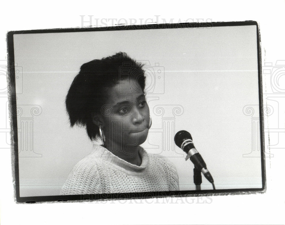 1991 Press Photo Yolanda Manns abuse baby Hammons - Historic Images