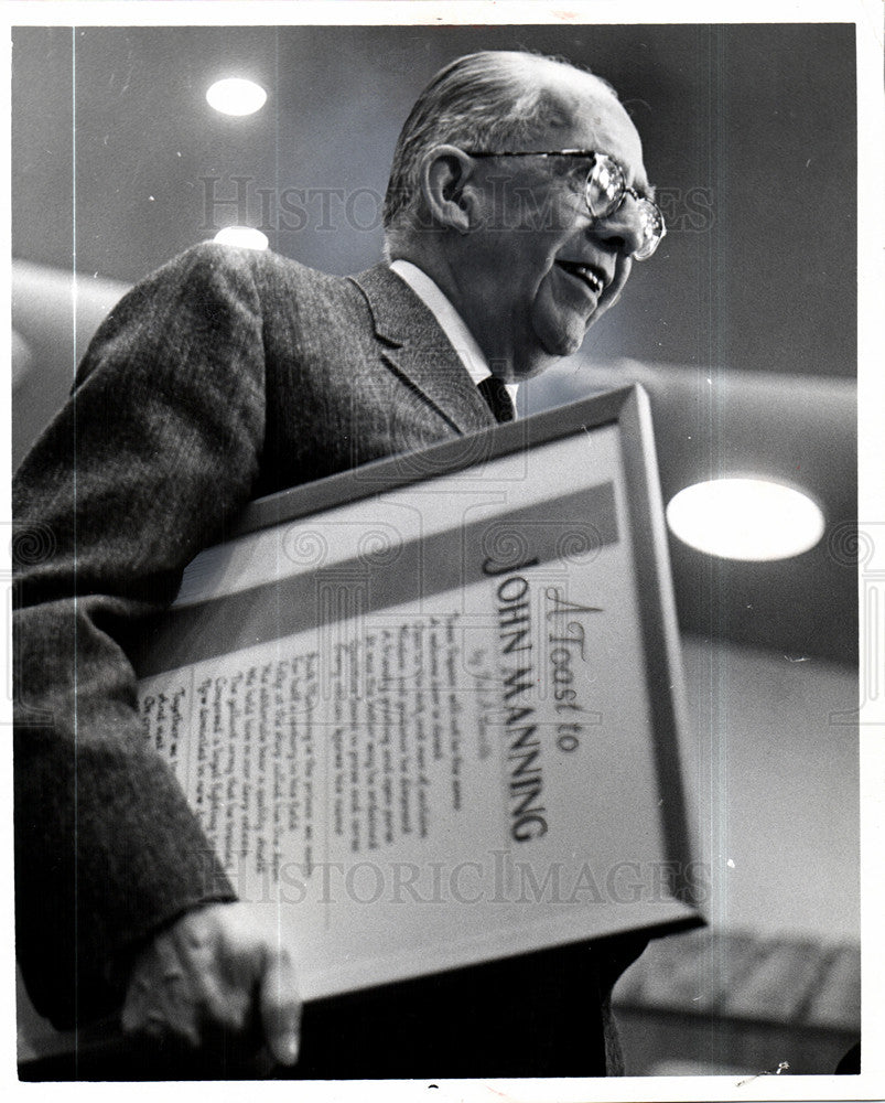 1961 Press Photo John Manning Common Council honor - Historic Images