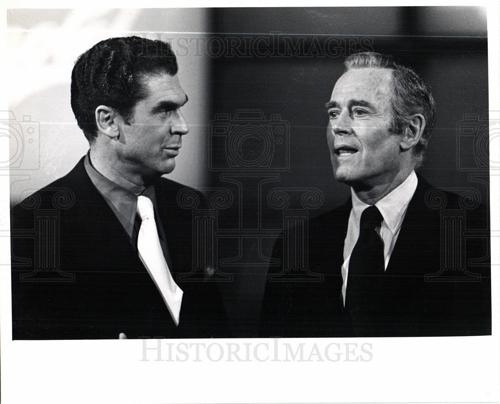 1971 Press Photo Johnny Mann Henry Fonda - Historic Images