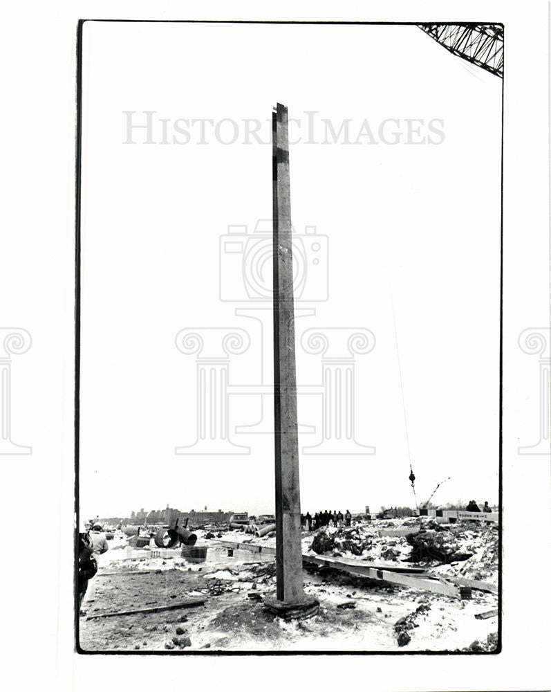 1982 Press Photo Detroit GM Poletown Plant Automotive - Historic Images