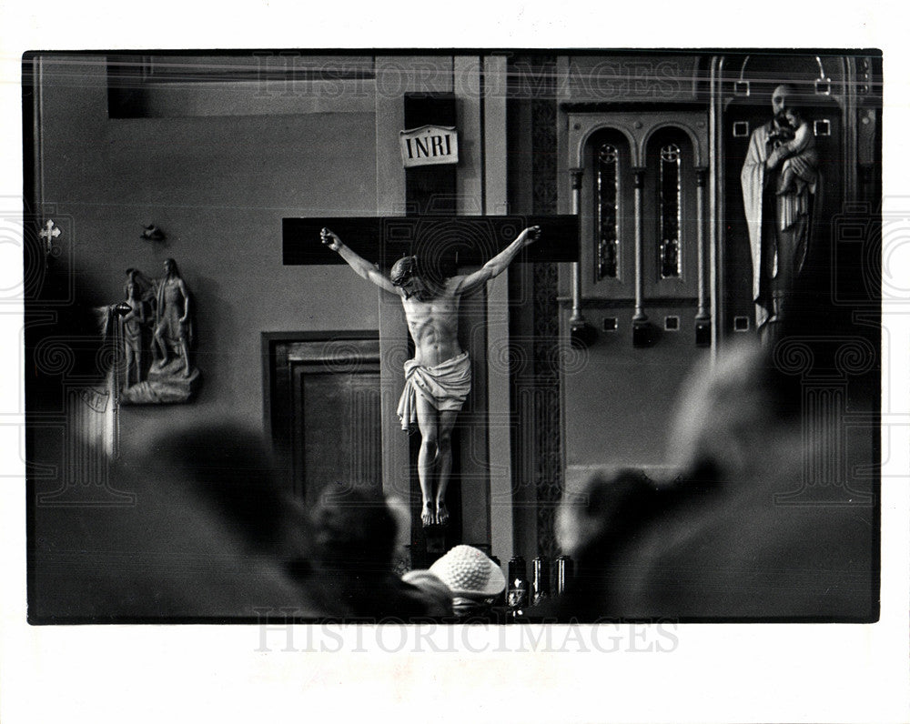 1981 Press Photo Immaculate Conception church building - Historic Images