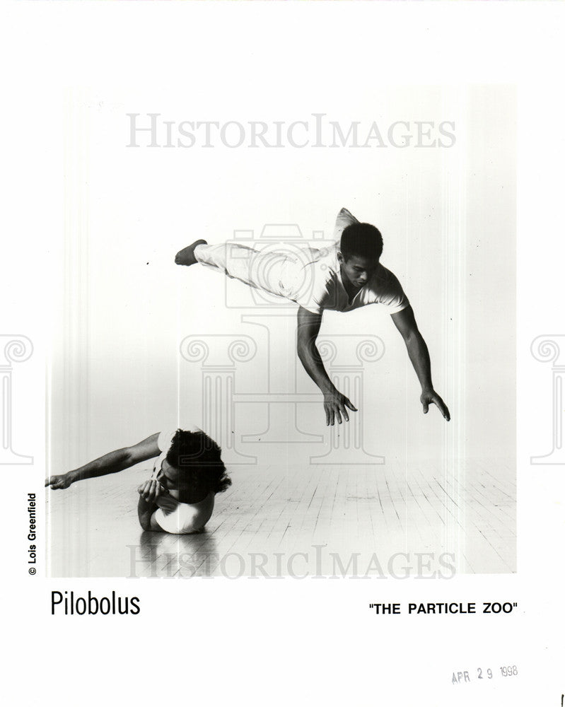 1998 Press Photo Pilobolus performs &quot;The Particle Zoo&quot; - Historic Images