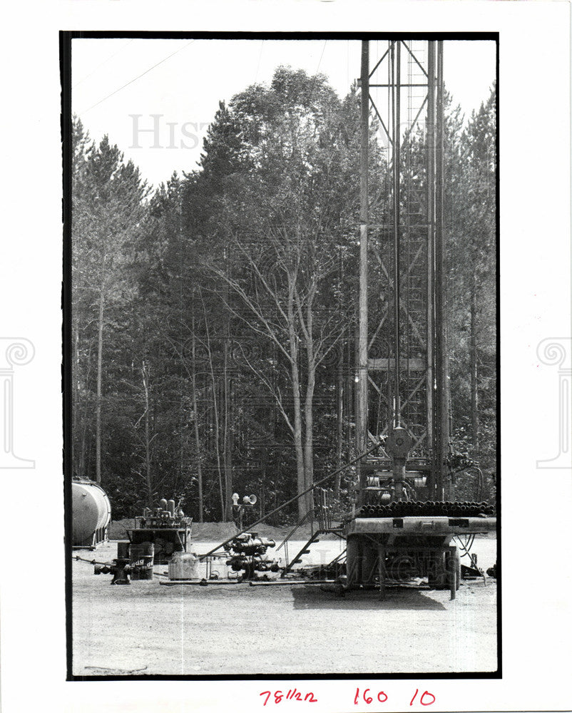 1986 Press Photo oil rigs Mummert six foot high valves - Historic Images